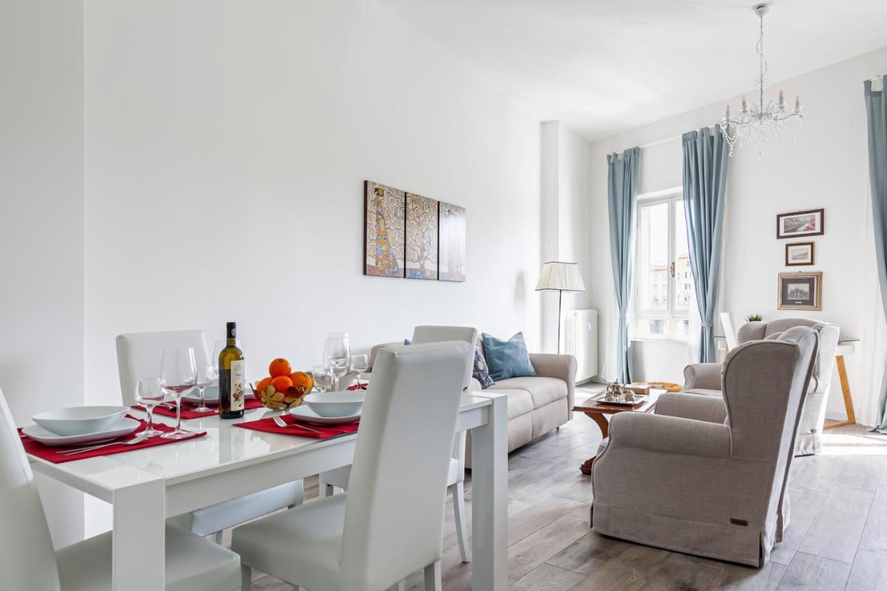 Lungarno Elegant Apartment With Panoramic Balcony 比萨 外观 照片